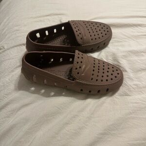 Kids Brown Slip-On Shoes